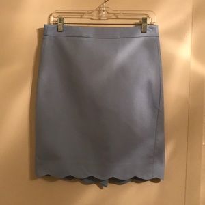 Scalloped J. Crew Factory Skirt (offers welcome)
